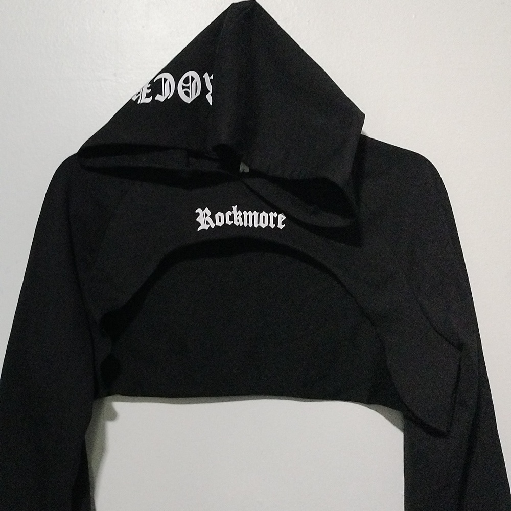 RockMore short hoodie top size S